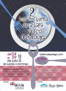 RUTA NOCTURNA DE LA TAPA PRIEGO